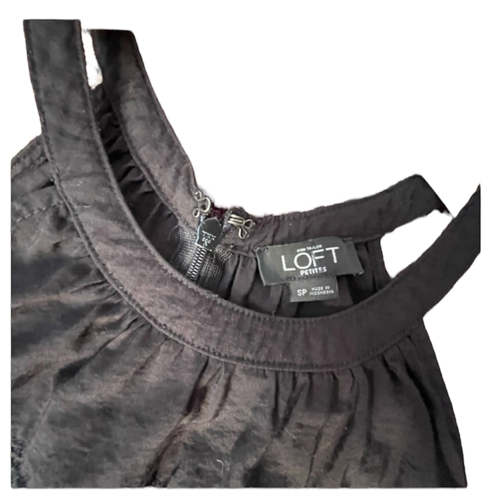 The Loft black jumpsuit size SP - Picture 7 of 10
